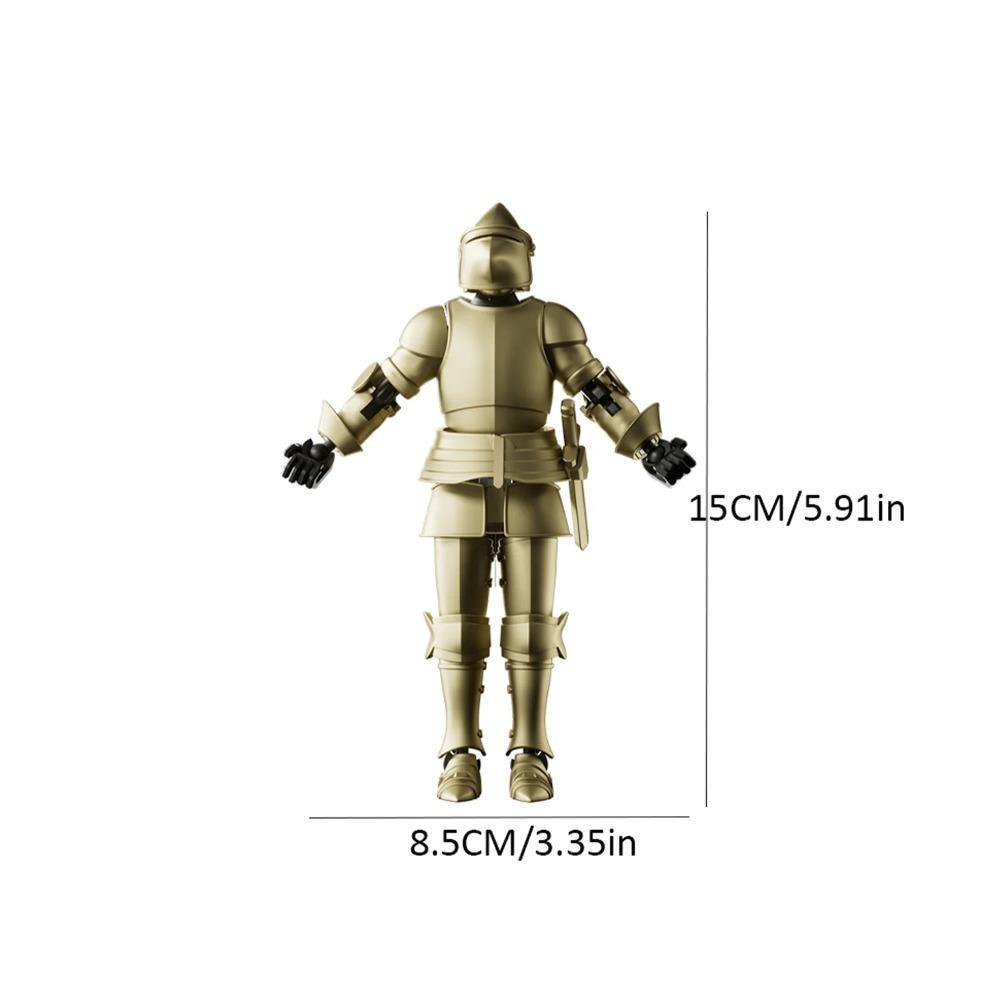 3D printed doll toy joint movable doll ornament creative decompression DIY assembly warrior doll