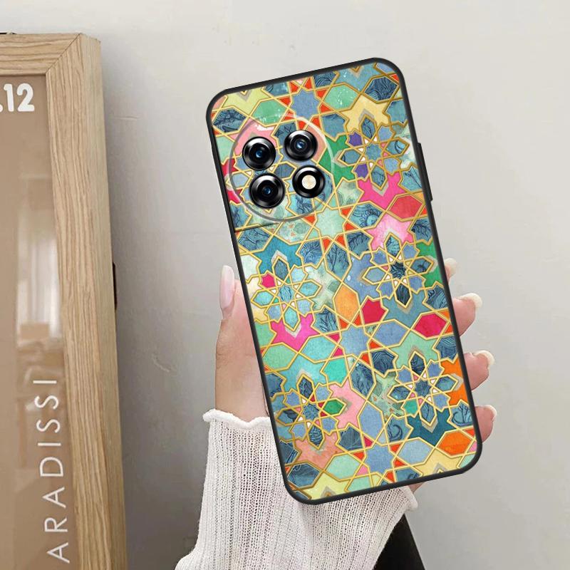 

Чехол с марокканским узором для OnePlus Nord CE 4 3 2 Lite 2T N10 N20 N30 OnePlus 12 11 9 10 Pro 8T 10T 12R OnePlus Nord CE4