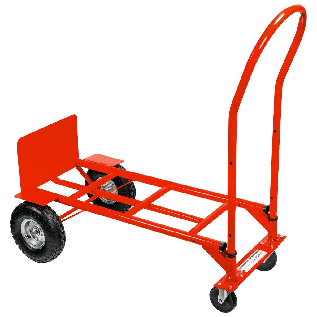 Mega-M 2in1 miller warehouse trolley, red, 250kg, N carton