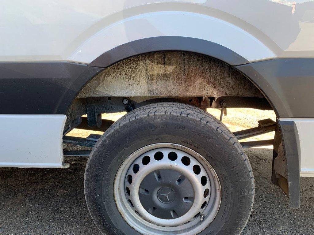 Накладки на арки узкие (4 шт, черные) для Volkswagen Crafter 2006-2016 гг