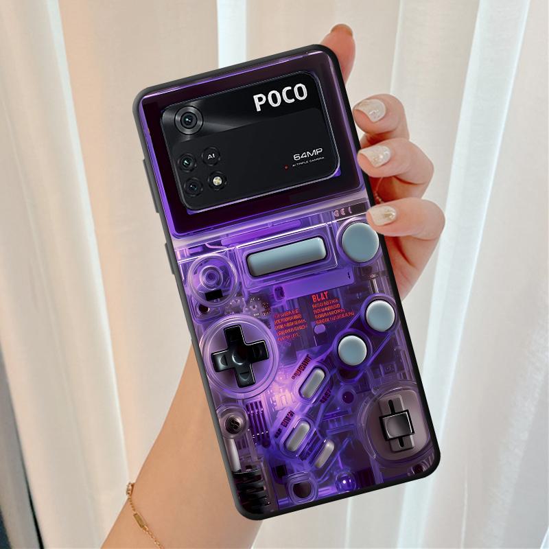 

Чехол с рисунком игрового автомата для Xiaomi Poco C75 X4 Pro F3 F7 X7 C71 C51 C61 X3 NFC M5s M7 C40 C50 M3 M4 Pro X5 Мягкий чехол Poco x7 pro