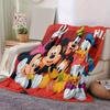 Mickey and Minnie Cartoon Blanket, Short Plush Cute Warm Blanket, Living Room Home Decoration Sofa Four Seasons Travel