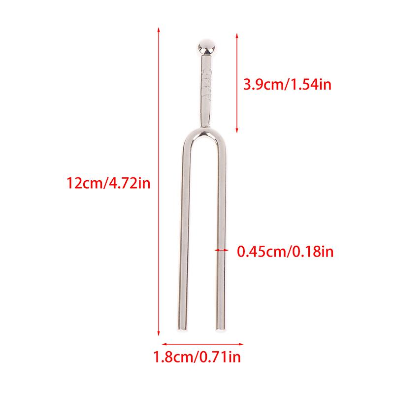 Medical Tuning Fork 440Hz A Tone Stainless Steel Violin Viola Cello Tuner Hammer Healing Sound Percussion Instrument Part