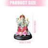 Handcrafted Resins Ganpati Idol Hindu Meditations Room Decors Elephant God Sculpture Altar Temple Ornament Spiritual Gift