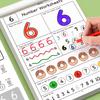 2 Books/set of 26-letter and Number Practice Books, Each with 32 Pages, Number Copybook, Letter Tracing Book