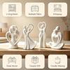 Flexible Figure Casting Forms, 4 Piece Couple Theme Set for Candle Projects with Gypsum Epoxy and Paraffin Pouring Use for Display Work