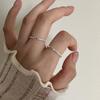 Eleganter Damen-Regenbogen-Zirkonia-Offenring - Stapelbar, Vielseitig & Stilvolles Zeigefinger-Accessoire