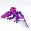 3D Printed Cute Pet Colourful Parrots Toy Joint Movable Simulation Animal Bird Model Home Decor Ornaments Kids Collection Gift