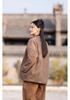 Women's Retro Patchwork Quilted Cotton Jacket with Cross-Lapel and Frog Button