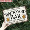 Metal Wall Art Retro Bar Pub Vintage Tin Sign for Man Cave