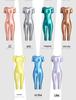 Glossy High-Elastic Bodysuit: Sleek Ballet & Yoga Dancewear