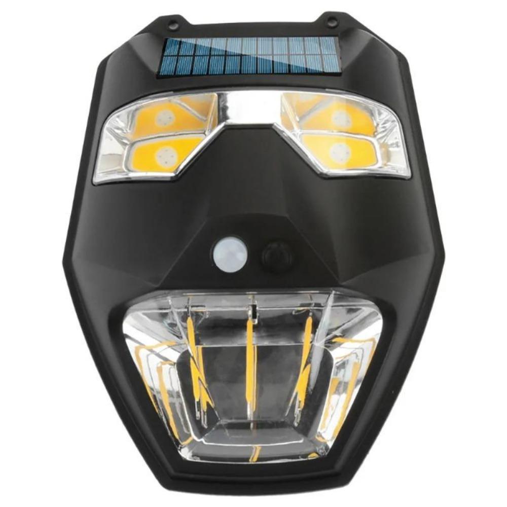 

5 Modes Outdoor Waterproof Solar Light Tungsten Wire Wall Lights Mask Warning Garden Sensing Solar Lamp Garden Villa Night Lamps Three mode (no red light)