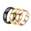 Women's 6mm Plain Titanium Steel Ring - Non-fading Ins Style Index Finger Band