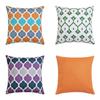 Modern Waterproof Cushion Cover Pillow Case With Invisible Zipper For Outdoor Decor