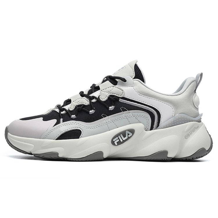 Fila Jagger 2 Mesh Synthetic Leather Sports Comfort Low Top Casual Shoes Women Sneakers Black Gray F12W211111FBV