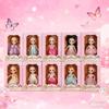 Non-Toxic 1Pc/4Pcs Princess Vinyl Doll Collection Figure With Stand Collectible Doll Cute Doll Set Pvc Fashion Figure Toy For Children Gift