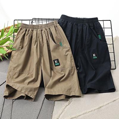 Children's Shorts Summer Thin Style Cool and Loose Fit Boys' Cropped Pants Boys' Casual Over The Knee