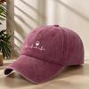 Heartbeat Red Wine Glass Printed Baseball Cap Classic Washed Retro Hat Lightweight Soft Sweat-Absorbent  Peaked Cap