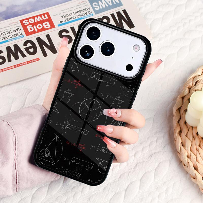 Funny Math Formulas Equations Phone Case For IPhone 17 16e 15 14 13 12 11 Pro Max Air Mini Soft Protective Cover