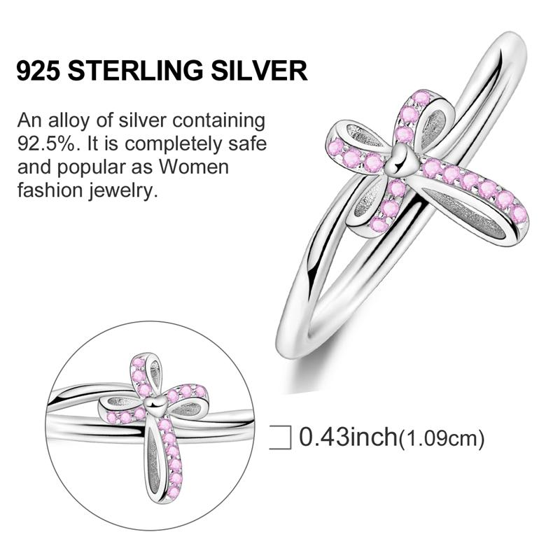 New Copper Rings Red Pink Blue Stone Rings Simple Stackable Women Authentic Rings Ideal For Wedding Party Jewellery Gift