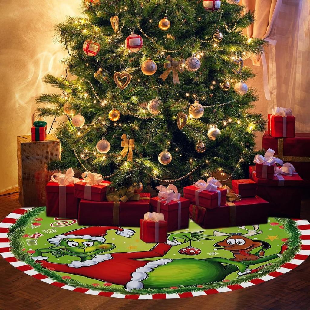 Christmas Tree Skirt Snowflake Decoration Skirt Christmas Decoration Ornament