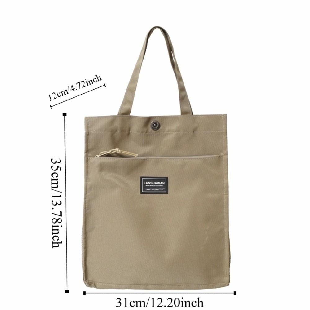 Large Capacity Male Commuting Tote Bag Oxford Cloth Portable File Bag Lightweight Handbag  Unisex