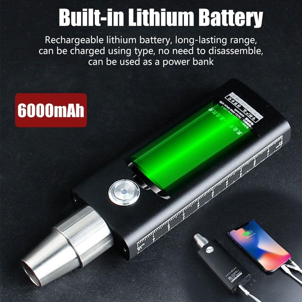 Waterproof Light Source Flashlight 4 Light Sources Identification Light Ultraviolet Torch  Carved