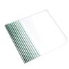 Gradient Water Drop A4 Transparent Pull-Rod Clip Folder - Thickened Document & Resume Organizer