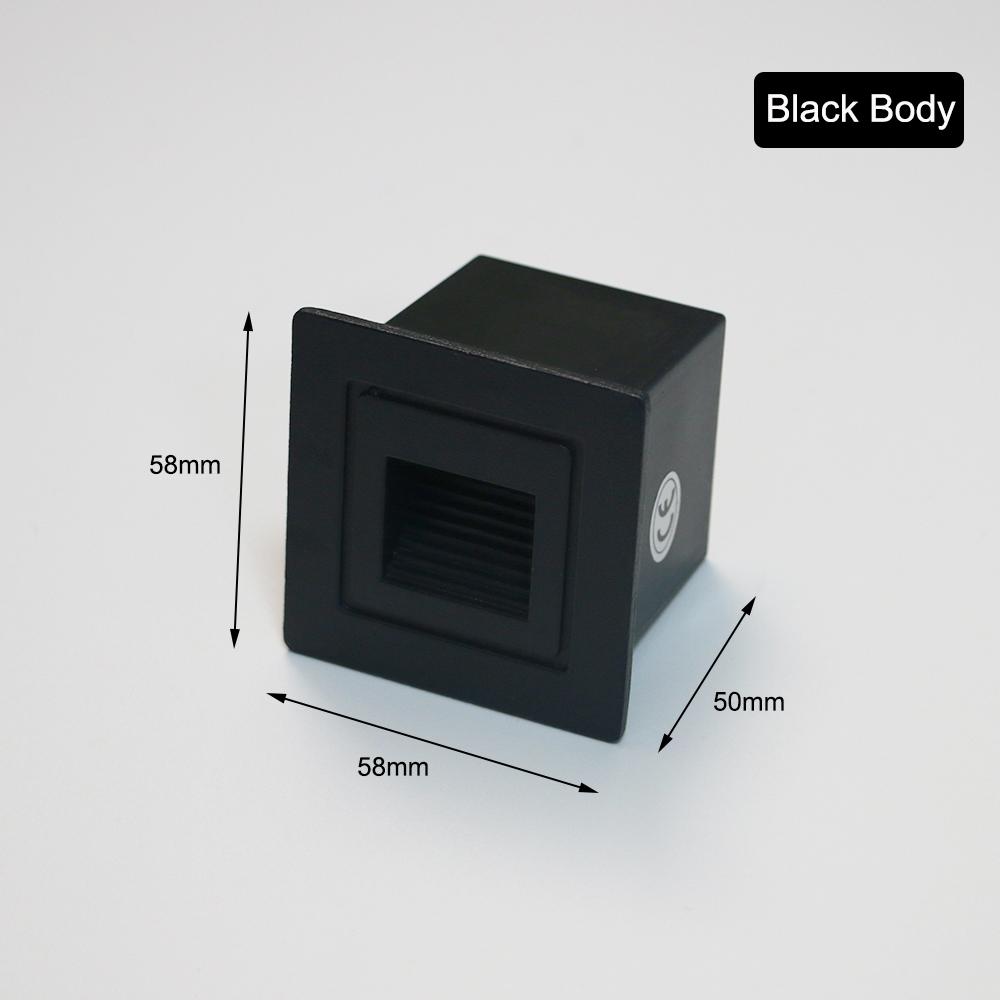 Recessed Corner Wall Lamp Exterior Garden Light IP65 Waterproof Wall Light Underground Led Step Stair Lights Outdoor Footlight