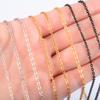 Classic Stainless Steel Link Cable O Chain Necklace for Women Men Choker on the Neck Collarbone Jewelry Accessories DIY Gift