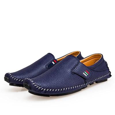 Mocassins de mode pour hommes, chaussures décontractées respirantes pour la marche, boucles velcro pour hommes, chaussures de conduite pour hommes, ballerines 37-48