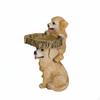 Decorative Bird Feeder WeatherResistant Sculptural HandPainted Look Freestanding Animal