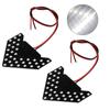 2pcs Universal Car Fit Ultra Slim Sequential Flashing 33-SMD-2835 Auto LED Side Mirror Arrows LED Turn Signal Lamp Car Lights