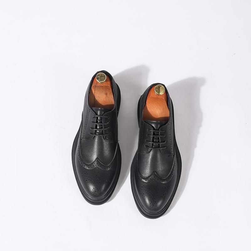 Fashion Summer Mens Oxford Shoes Non Slip Derby Shoes Suitable Business Shoes Casual Leather Footwear Leisure Fashion Sneakers Trainers