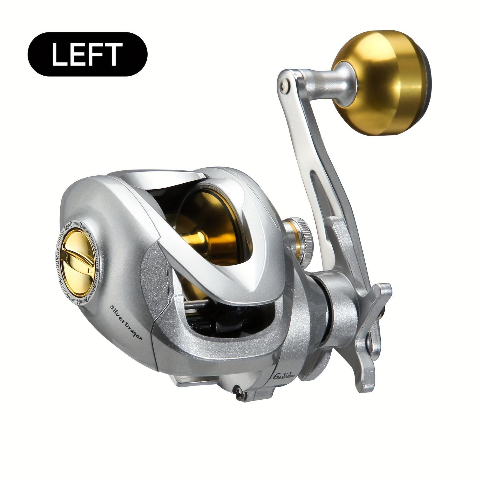 

Металлическая безынерционная катушка Левая и правая рука Высокое передаточное число Идеально подходит для праздничной рыбалки в пресной и соленой воде Отличный подарок Также рыболовные снасти Left