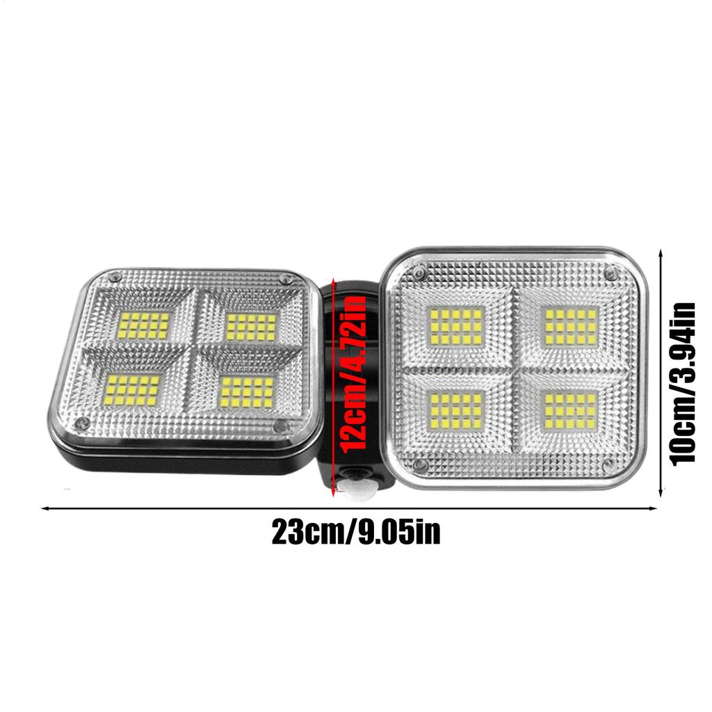 Solar Motion Sensor Lights LED Security Lights Waterproof Lamp For Yard Front Door Garage Backyard Deck Lawn Patio
