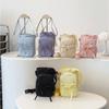 Bowknot Water Bottle Storage Bag Drawstring Waterproof Sport Shoulder Bag Portable With Strap Phone Pouch Cup Accessories