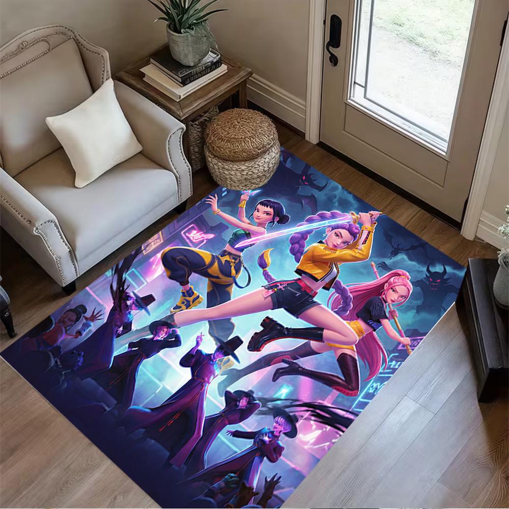 Galactic Trio Harmony Area Rug Suitable for Kitchen Study Room Dining Room Hallway Antislip Carpet Anime Office Decor Birthday/Christmas Gift