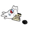 Enamel Cats Lapel Pin Fashionable Brooch for Clothes Bags Gift for Friends Festival Badge Backpack Decoration