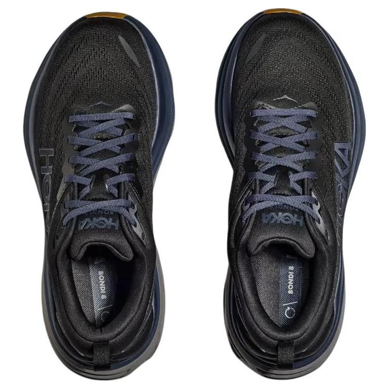HOKA Bondi 8 Black Iron Ore Men Sneakers 1123202-BCKRN