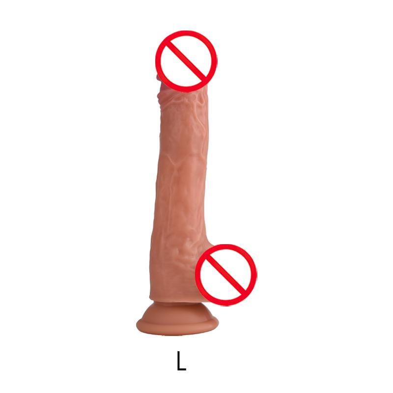 Realistic Dildo Vibrator Remote Control Telescopic Shaking Heated Penis With Suction Vagina Anal Plug Masturbator For Women