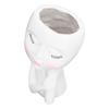 Face Flower Pot Eyes Closing Girl High Density Resin Drainage Hole Multi Purpose Head Planter Pot for Office Garden