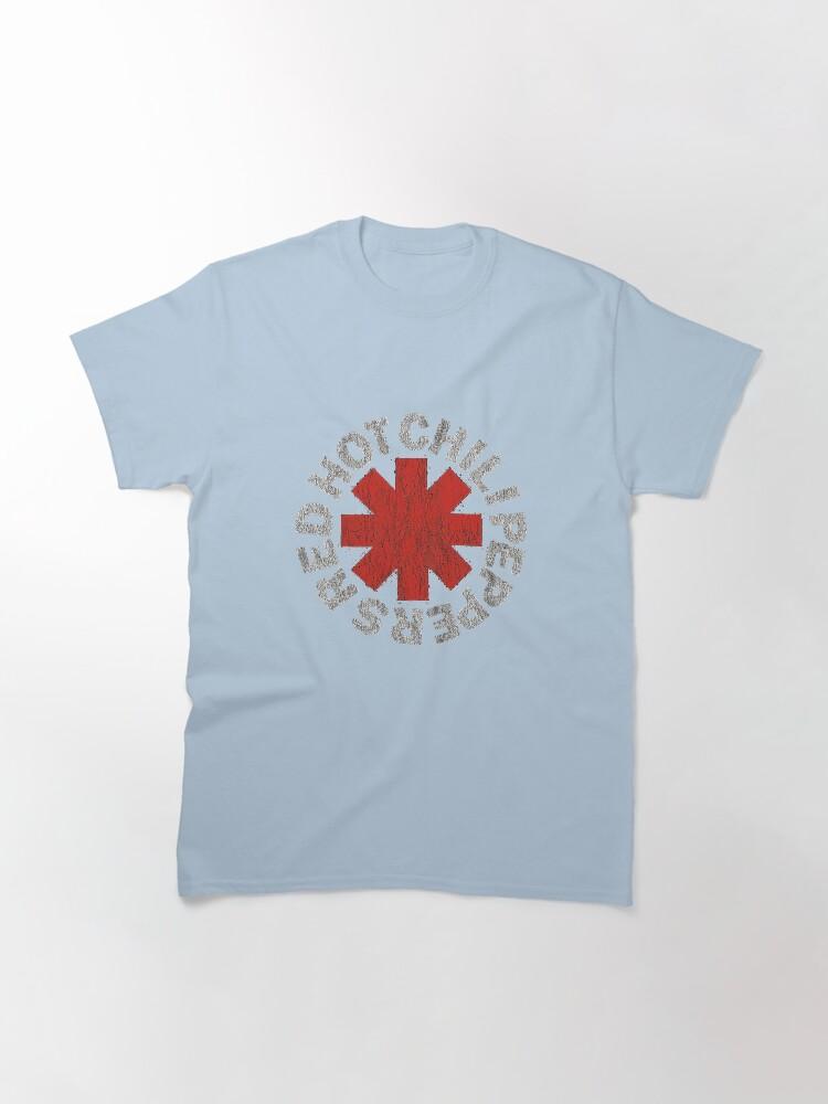 Red Hot Chili Peppers zwart rood heet Essentieel Klassiek T-shirt
