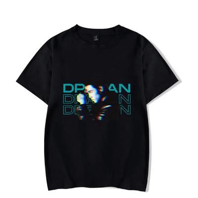 T-shirt Manches Courtes Merch DPR IAN Mode Unisexe Col Rond Top