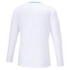 Mizuno Move Tech Practice Long Standard Volleyball Size 2XL N-XT Shirt, Sleeve, Fit, Wear, V2MAA510, White/Jet Blue,