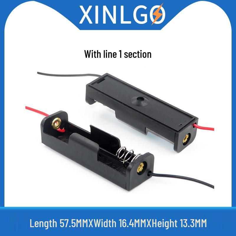 Size 5 Battery Box with Lid and Switch: Holds 1-8 AA 1.5V Cells
