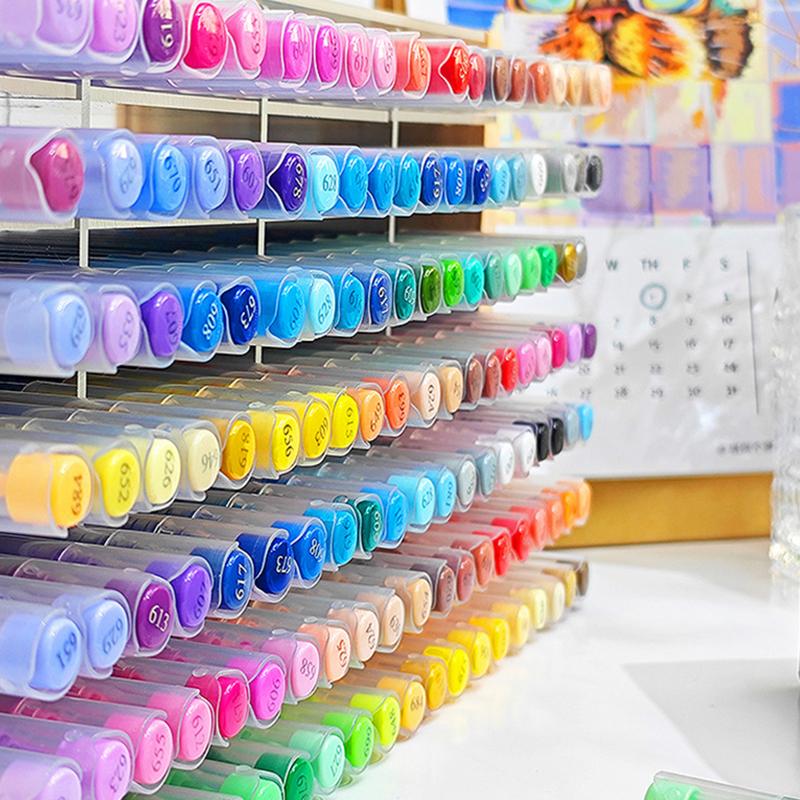 36/60/72 Farben Acrylfarbenstift Marker Pinselspitze Farbmarker Für Felsenmalerei Holz Leinwand Stein, Weihnachtsgeschenk DIY Basteln