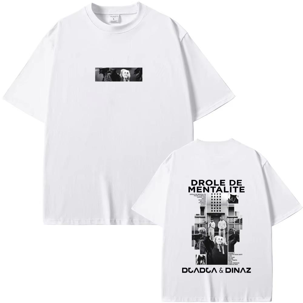 Rapper Djadja Album T-shirts Men Women Fashion Oversized T Shirts Man Vintage Casual Soft Cotton Tees