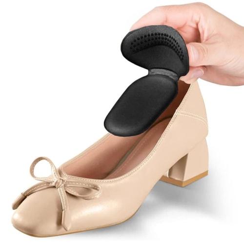 T-shaped Heel Pads for Shoes, Preventing Blisters, Providing Protection and Cushioning, Preventing Slippage When Wearing Shoes That Are Too Big, Provi