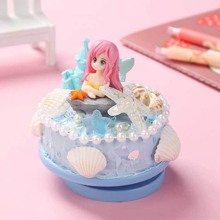 

Кукла Русалка Сделай Сам Музыкальная Шкатулка Набор: Креативная игрушка ручной работы с клеем